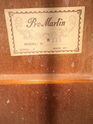 Lot 231 - A Pro Martin acoustic guitar