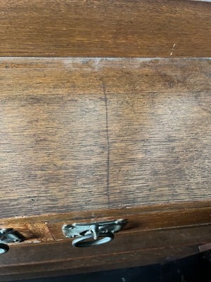 Lot 344 - An Arts and Crafts dwarf open bookcase