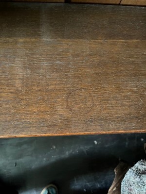 Lot 344 - An Arts and Crafts dwarf open bookcase