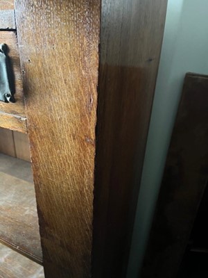 Lot 344 - An Arts and Crafts dwarf open bookcase
