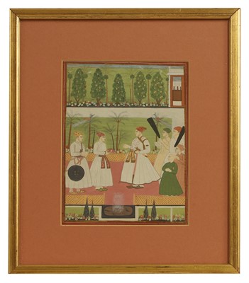 Lot 202 - An Indian painted miniature