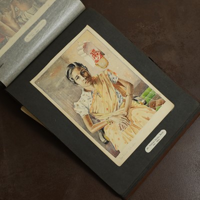 Lot 211 - An album of watercolours of Indian subjects