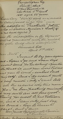 Lot 224 - A group of letters relating to John Ruskin