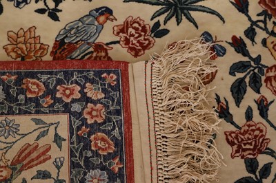 Lot 241 - An Isfahan silk and wool rug