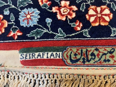 Lot 241 - An Isfahan silk and wool rug