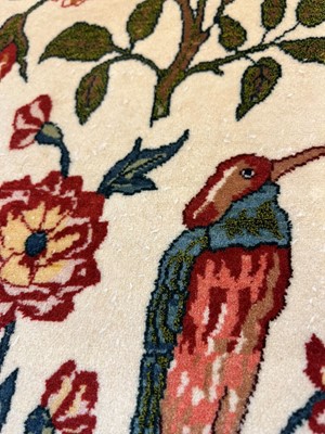 Lot 241 - An Isfahan silk and wool rug