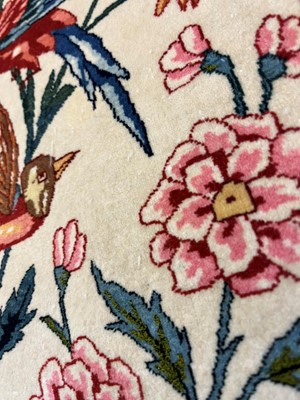 Lot 241 - An Isfahan silk and wool rug