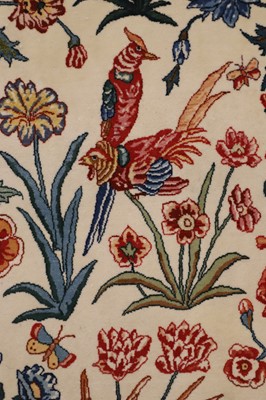 Lot 241 - An Isfahan silk and wool rug