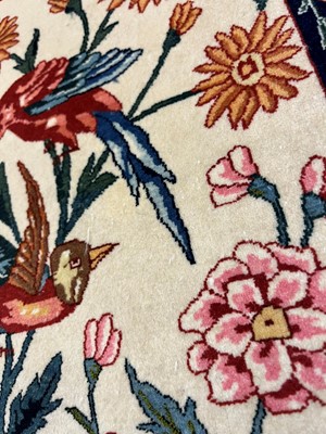 Lot 241 - An Isfahan silk and wool rug