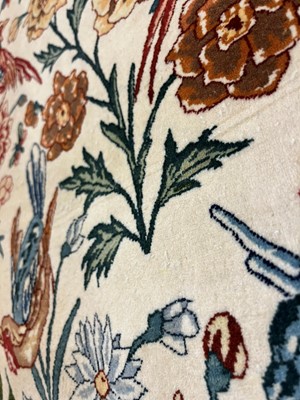 Lot 241 - An Isfahan silk and wool rug
