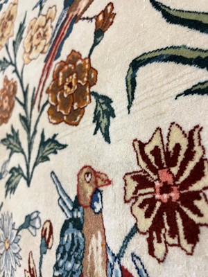 Lot 241 - An Isfahan silk and wool rug