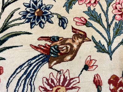 Lot 241 - An Isfahan silk and wool rug