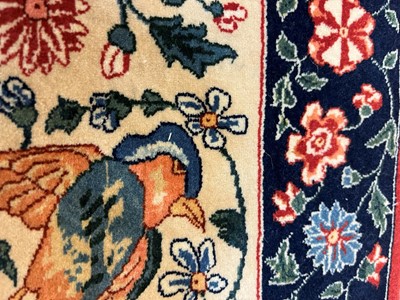 Lot 241 - An Isfahan silk and wool rug