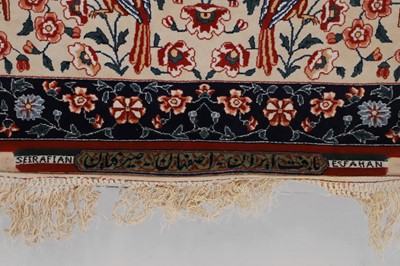 Lot 241 - An Isfahan silk and wool rug
