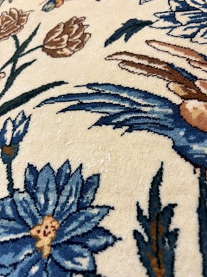 Lot 241 - An Isfahan silk and wool rug