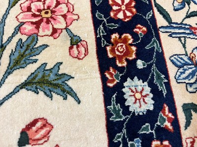 Lot 241 - An Isfahan silk and wool rug