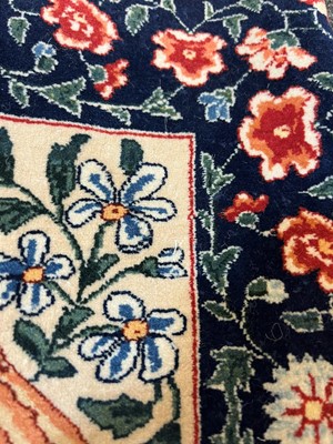 Lot 241 - An Isfahan silk and wool rug