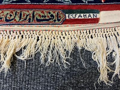Lot 241 - An Isfahan silk and wool rug