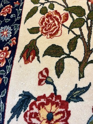 Lot 241 - An Isfahan silk and wool rug
