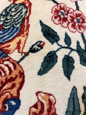 Lot 241 - An Isfahan silk and wool rug