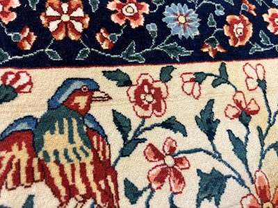 Lot 241 - An Isfahan silk and wool rug