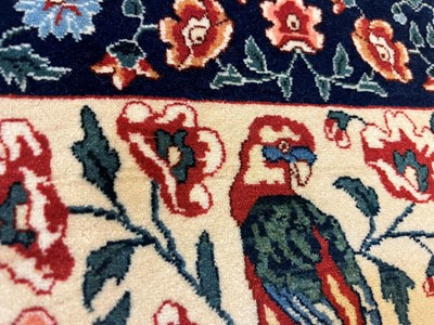 Lot 241 - An Isfahan silk and wool rug
