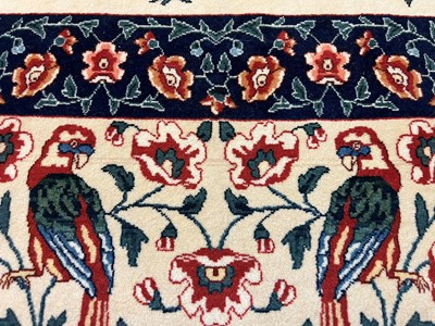 Lot 241 - An Isfahan silk and wool rug