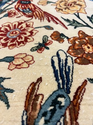 Lot 241 - An Isfahan silk and wool rug