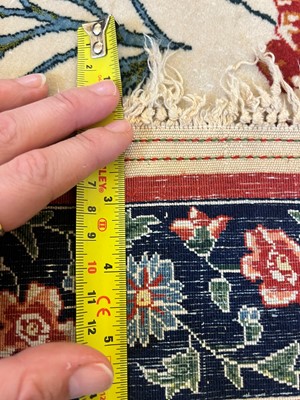Lot 241 - An Isfahan silk and wool rug