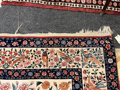Lot 241 - An Isfahan silk and wool rug