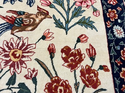 Lot 241 - An Isfahan silk and wool rug