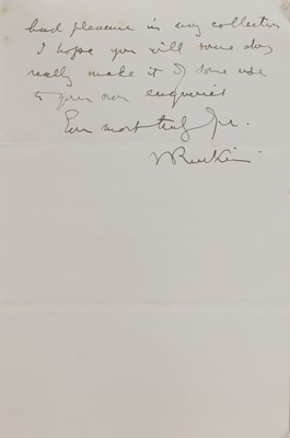 Lot 223 - John Ruskin (1819-1900)
