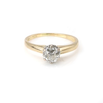 Lot 223 - An old cut diamond single stone ring