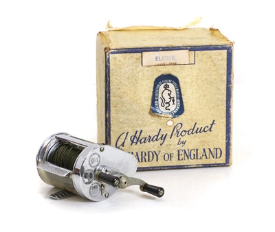 Lot 338 - A Hardy 'Elarex' quadruple multiplying casting reel