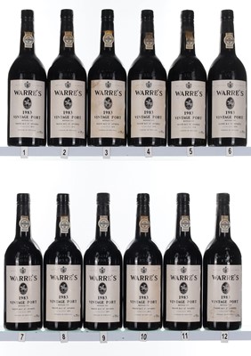 Lot 131 - Warres, Vintage Port, 1983