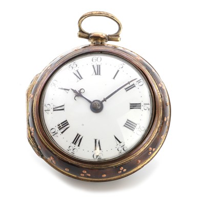 Lot 535 - A pair cased key wind open faced pocket watch, by Thomas Wagstaffe