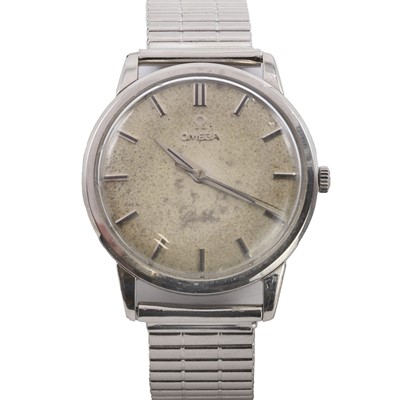Lot 560 - A vintage Omega Geneve mechanical bracelet watch