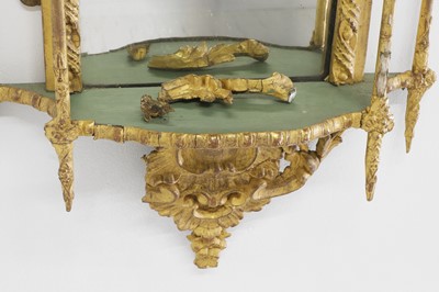 Lot 494 - A set of Victorian gilt composition hanging shelves