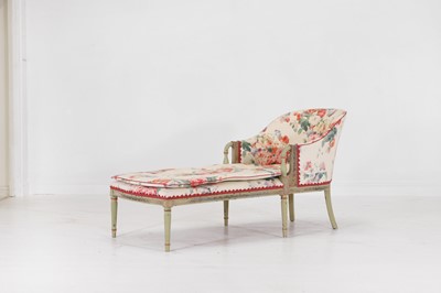 Lot 454 - A Regency painted wooden daybed