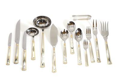 Lot 90 - A canteen of stainless steel flatware
