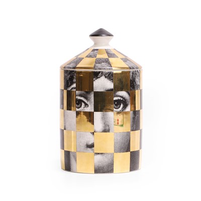 Lot 1335 - A Fornasetti Scacco candle
