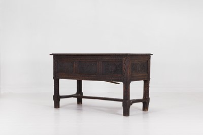 Lot 459 - A provincial carved beech centre table