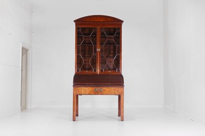 Lot 141 - A mahogany architect’s cabinet