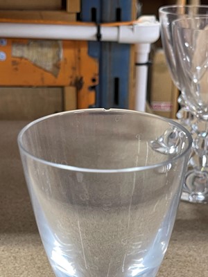 Lot 54 - An extensive collection of Baccarat crystal glassware