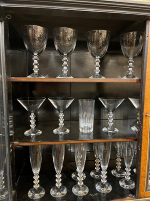 Lot 54 - An extensive collection of Baccarat crystal glassware