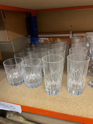 Lot 54 - An extensive collection of Baccarat crystal glassware