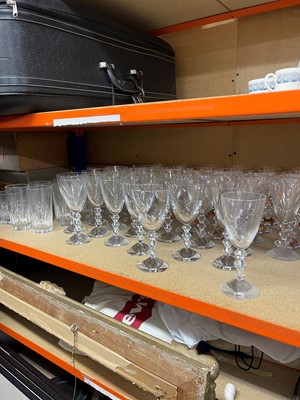 Lot 54 - An extensive collection of Baccarat crystal glassware