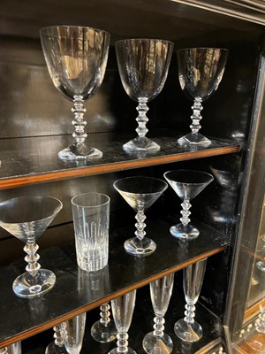Lot 54 - An extensive collection of Baccarat crystal glassware