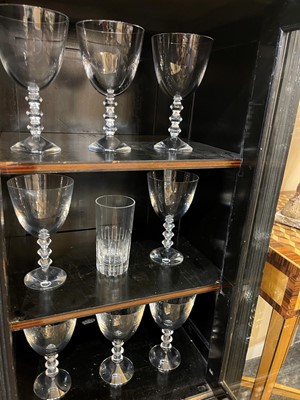 Lot 54 - An extensive collection of Baccarat crystal glassware