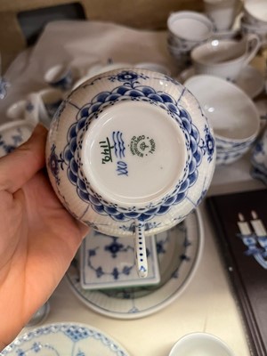 Lot 207 - An extensive Royal Copenhagen 'Blue Fluted' porcelain service